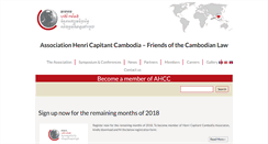 Desktop Screenshot of henricapitant-cambodia.org